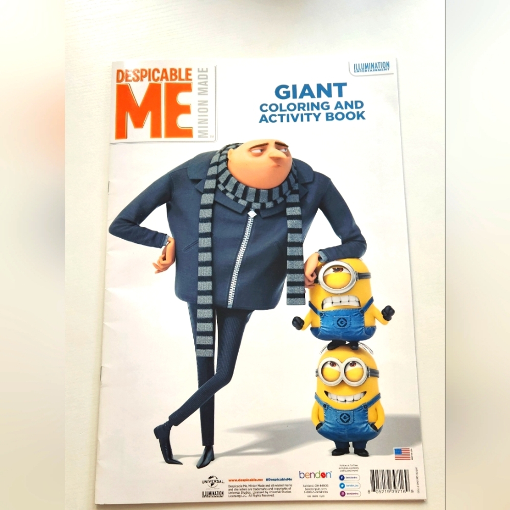 Despicable Me Minion Made Giant Coloring and Activity Book - 11 x 16